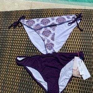 Two bikini bottoms
